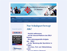 Tablet Screenshot of dslv-hessen.de